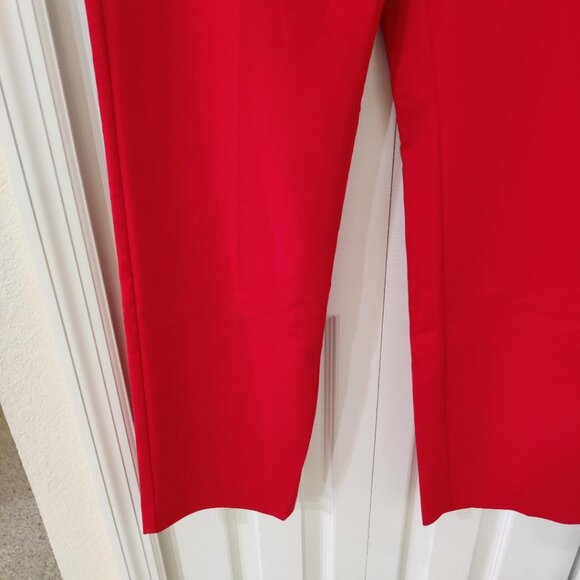 Apt. 9 Women's Red Straight Mid Rise Dress Pants NWT Size 4 - Picture 5 of 5